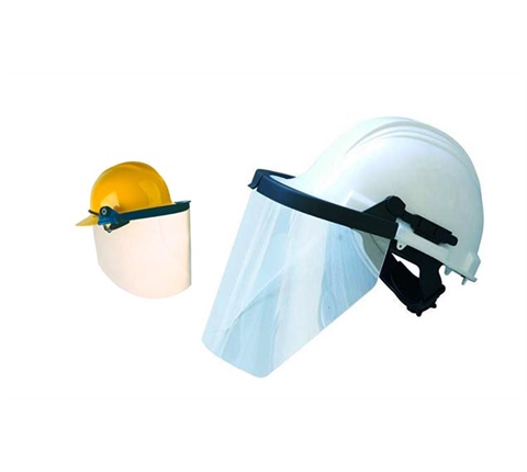 کلاه ایمنی با قابلیت نصب طلق محافظ صورت به طور جداگانه